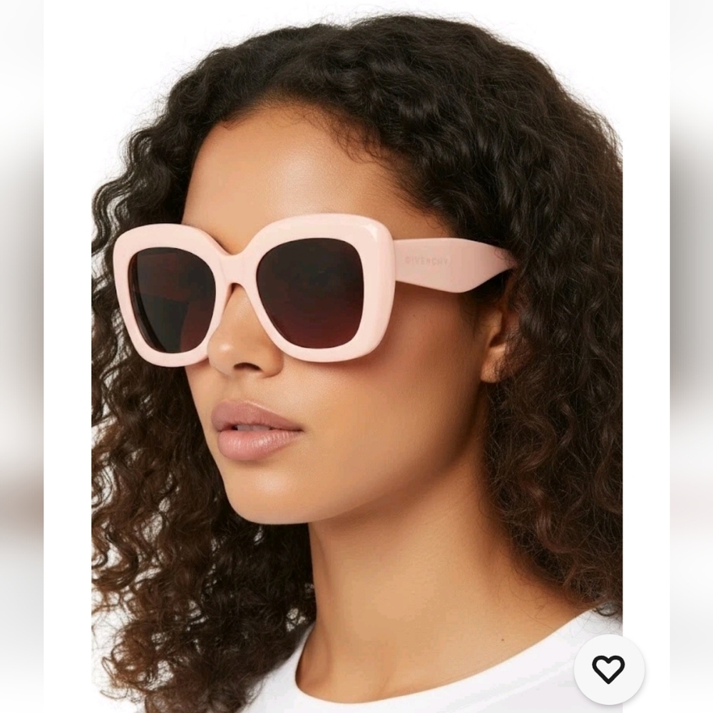 Alaïa 53mm Pink Square Oversized Sunglasses New In Box